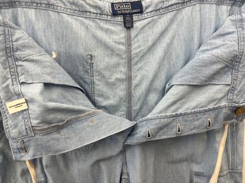 POLO RALPH LAUREN（ポロ・ラルフローレン）POLO RALPH LAUREN (ポロ・ラルフローレン) POLO RALPH LAUREN　カーゴパンツ スカイブルー サイズ:6の古着・服飾アイテム