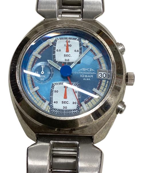SEIKO（セイコー）SEIKO (セイコー) 腕時計 ブルーの古着・服飾アイテム