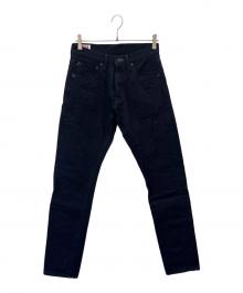 ONI DENIM×blue in green（オニデニム×ブルー・イン・グリーン）の古着「ONI DENIM　BLUE IN GREEN　デニムパンツ」｜インディゴ