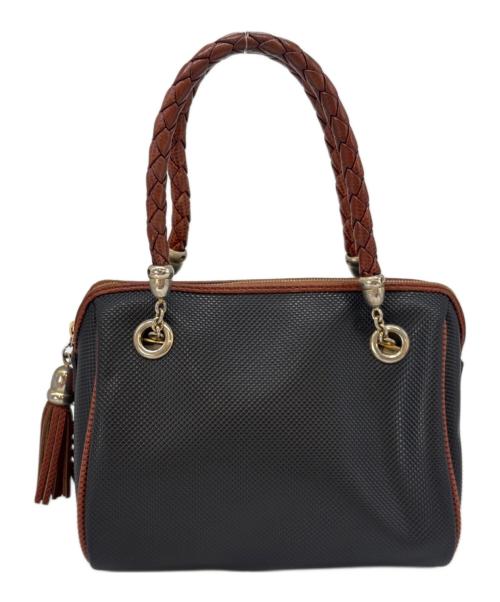 BOTTEGA VENETA（ボッテガベネタ）BOTTEGA VENETA (ボッテガベネタ) BOTTEGA VENETA　マルコポーロ　ミニハンドバッグ ブラックの古着・服飾アイテム