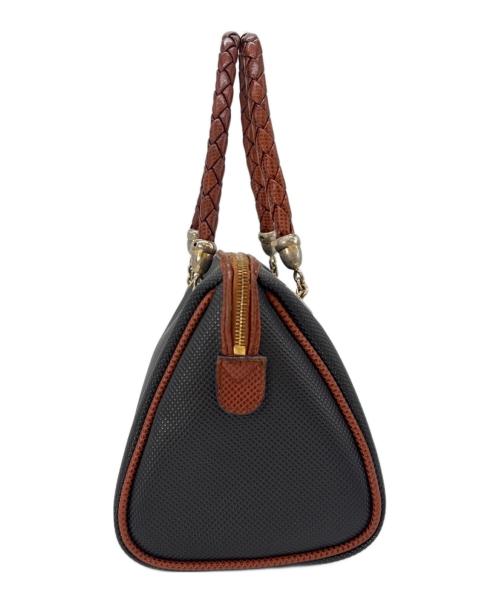 BOTTEGA VENETA（ボッテガベネタ）BOTTEGA VENETA (ボッテガベネタ) BOTTEGA VENETA　マルコポーロ　ミニハンドバッグ ブラックの古着・服飾アイテム