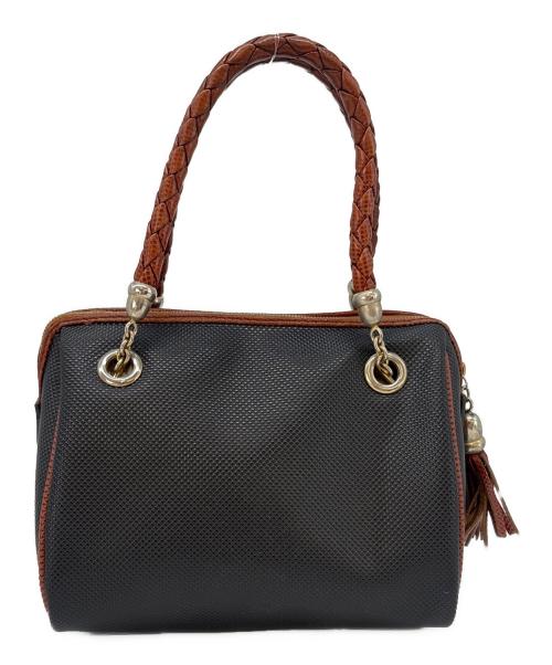 BOTTEGA VENETA（ボッテガベネタ）BOTTEGA VENETA (ボッテガベネタ) BOTTEGA VENETA　マルコポーロ　ミニハンドバッグ ブラックの古着・服飾アイテム
