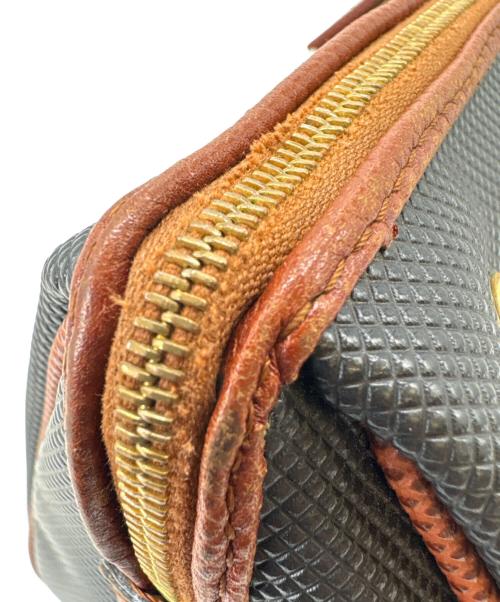 BOTTEGA VENETA（ボッテガベネタ）BOTTEGA VENETA (ボッテガベネタ) BOTTEGA VENETA　マルコポーロ　ミニハンドバッグ ブラックの古着・服飾アイテム