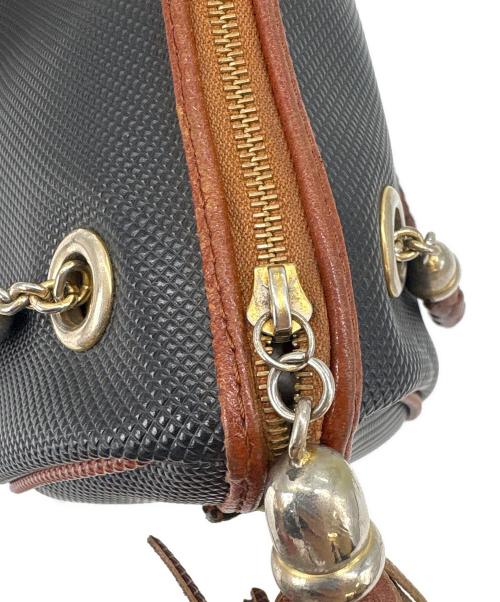 BOTTEGA VENETA（ボッテガベネタ）BOTTEGA VENETA (ボッテガベネタ) BOTTEGA VENETA　マルコポーロ　ミニハンドバッグ ブラックの古着・服飾アイテム