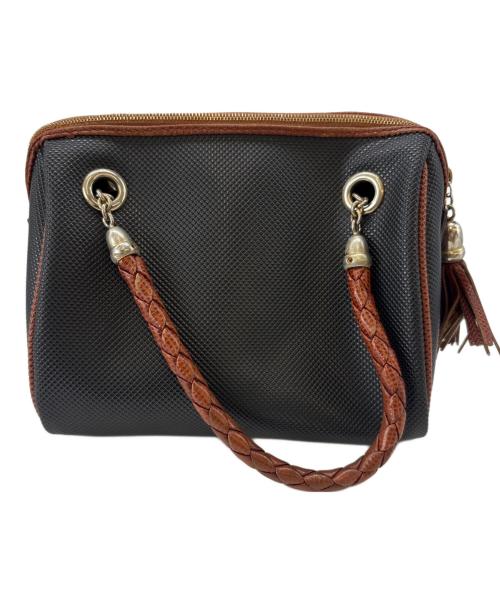 BOTTEGA VENETA（ボッテガベネタ）BOTTEGA VENETA (ボッテガベネタ) BOTTEGA VENETA　マルコポーロ　ミニハンドバッグ ブラックの古着・服飾アイテム