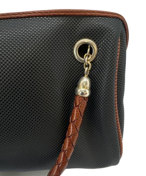 BOTTEGA VENETA（ボッテガベネタ）BOTTEGA VENETA (ボッテガベネタ) BOTTEGA VENETA　マルコポーロ　ミニハンドバッグ ブラックの古着・服飾アイテム