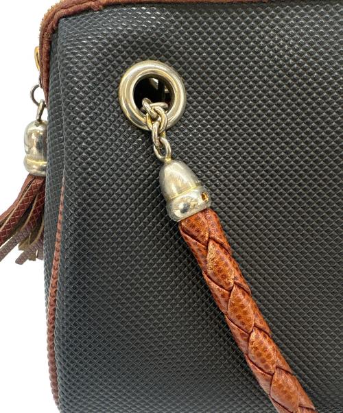 BOTTEGA VENETA（ボッテガベネタ）BOTTEGA VENETA (ボッテガベネタ) BOTTEGA VENETA　マルコポーロ　ミニハンドバッグ ブラックの古着・服飾アイテム