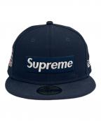 New Era×SUPREMEニューエラ×シュプリーム）の古着「New Era × Supreme ボックスロゴ OPENING DAY 2021  キャップ」｜ネイビー×ピンク