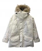 THE NORTH FACEザ ノース フェイス）の古着「THE NORTH FACE　Undyed Antarctica Parka」｜ホワイト