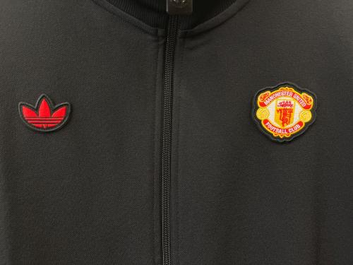 adidas（アディダス）adidas (アディダス) adidas MANCHESTER UNITED  トラックジャケット ブラック サイズ:J 2XLの古着・服飾アイテム