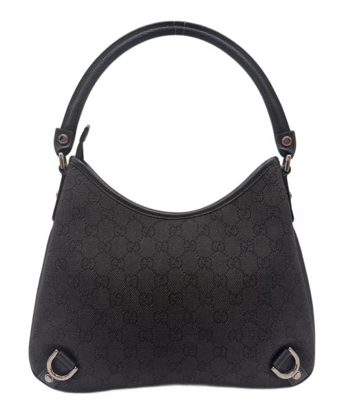 GUCCI（グッチ）GUCCI (グッチ) GUCCI　GGキャンバス　アビー　ハンドバッグ ブラックの古着・服飾アイテム