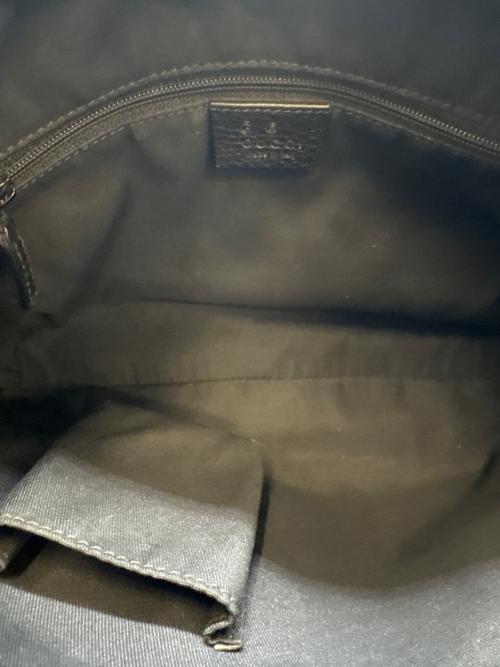 GUCCI（グッチ）GUCCI (グッチ) GUCCI　GGキャンバス　アビー　ハンドバッグ ブラックの古着・服飾アイテム