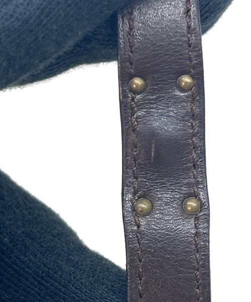 HERMES（エルメス）HERMES (エルメス) HERMES　ケリー ドゥブルトゥール　レザーブレスレット ブラウンの古着・服飾アイテム