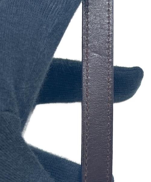 HERMES（エルメス）HERMES (エルメス) HERMES　ケリー ドゥブルトゥール　レザーブレスレット ブラウンの古着・服飾アイテム