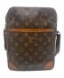 LOUIS VUITTON (ルイ ヴィトン) LOUIS VUITTON　ダヌーヴＭＭ　ショルダーバッグ ブラウン：25000円