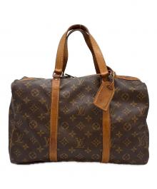 LOUIS VUITTON（ルイ ヴィトン）の古着「LOUIS VUITTON　サック・スープル35　モノグラム柄　ミニボストンバッグ」｜ブラウン