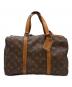 LOUIS VUITTON（ルイ ヴィトン）の古着「LOUIS VUITTON　サック・スープル35　モノグラム柄　ミニボストンバッグ」｜ブラウン