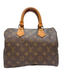 LOUIS VUITTON（ルイ ヴィトン）の古着「LOUIS VUITTON　モノグラム　スピーディ25　ハンドバッグ」｜ブラウン