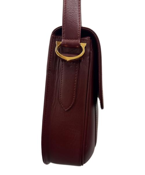 Cartier（カルティエ）Cartier (カルティエ) Cartier　マストライン　ショルダーバッグ ボルドーの古着・服飾アイテム