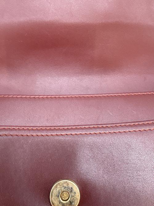 Cartier（カルティエ）Cartier (カルティエ) Cartier　マストライン　ショルダーバッグ ボルドーの古着・服飾アイテム