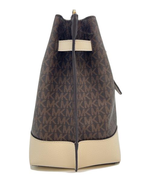 MICHAEL KORS（マイケルコース）MICHAEL KORS (マイケルコース) MICHAEL KORS　ショルダーバッグ ブラウン×ベージュの古着・服飾アイテム