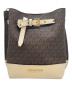 MICHAEL KORS (マイケルコース) MICHAEL KORS　ショルダーバッグ ブラウン×ベージュ：9000円
