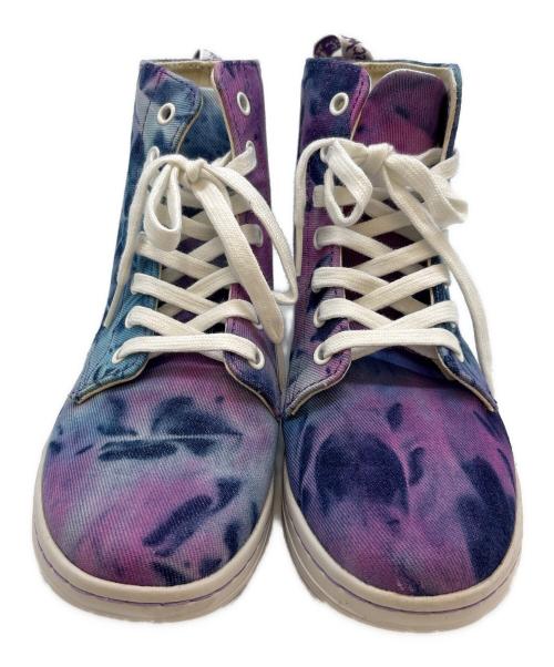 Dr.Martens（ドクターマーチン）Dr.Martens (ドクターマーチン) Dr.Martens　キャンバススニーカー インディゴ×パープル サイズ:UK4 EU37の古着・服飾アイテム