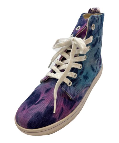 Dr.Martens（ドクターマーチン）Dr.Martens (ドクターマーチン) Dr.Martens　キャンバススニーカー インディゴ×パープル サイズ:UK4 EU37の古着・服飾アイテム