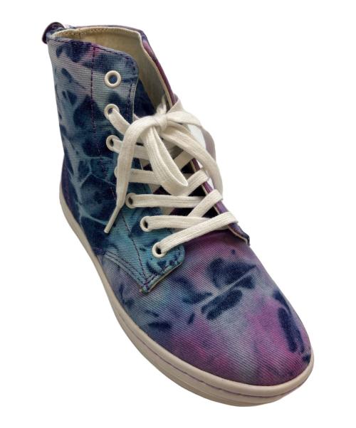 Dr.Martens（ドクターマーチン）Dr.Martens (ドクターマーチン) Dr.Martens　キャンバススニーカー インディゴ×パープル サイズ:UK4 EU37の古着・服飾アイテム