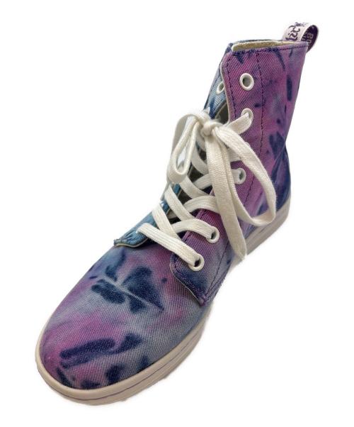 Dr.Martens（ドクターマーチン）Dr.Martens (ドクターマーチン) Dr.Martens　キャンバススニーカー インディゴ×パープル サイズ:UK4 EU37の古着・服飾アイテム
