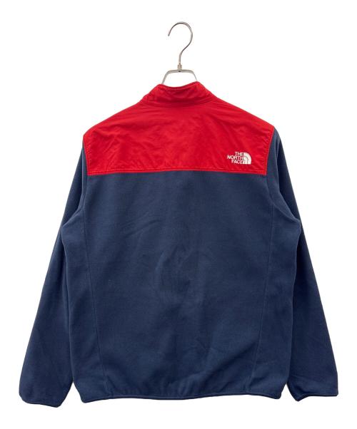 THE NORTH FACE（ザ ノース フェイス）THE NORTH FACE (ザ ノース フェイス) THE NORTH FACE　マウンテンバーサマイクロジャケット　フリースジャケット ネイビー×レッド サイズ:Lの古着・服飾アイテム