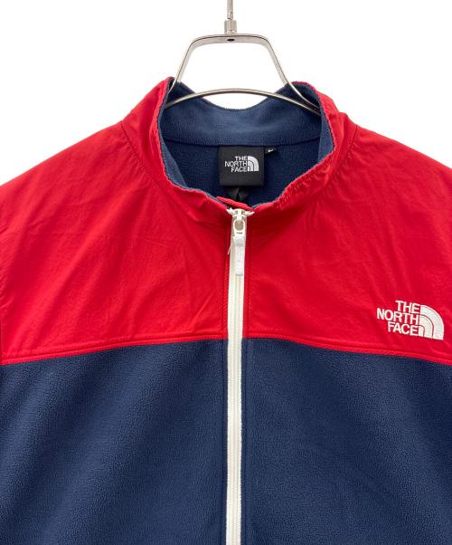 THE NORTH FACE（ザ ノース フェイス）THE NORTH FACE (ザ ノース フェイス) THE NORTH FACE　マウンテンバーサマイクロジャケット　フリースジャケット ネイビー×レッド サイズ:Lの古着・服飾アイテム