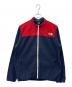 THE NORTH FACE（ザ ノース フェイス）の古着「THE NORTH FACE　マウンテンバーサマイクロジャケット　フリースジャケット」｜ネイビー×レッド