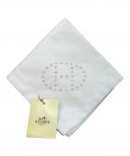 HERMESエルメス）の古着「HERMES　刺繍ロゴハンカチ」