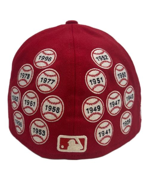New Era（ニューエラ）New Era (ニューエラ) New Era　スパイクリー 59FIFTY　ヤンキース　キャップ レッド サイズ:57.7cmの古着・服飾アイテム