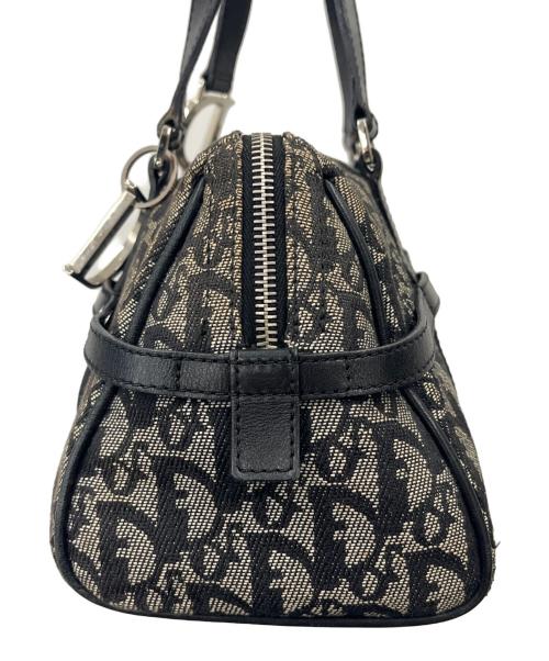 Christian Dior（クリスチャン ディオール）Christian Dior (クリスチャン ディオール) Christian Dior　トロッター　セミショルダーバッグ グレー×ブラックの古着・服飾アイテム