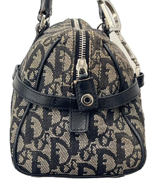 Christian Dior（クリスチャン ディオール）Christian Dior (クリスチャン ディオール) Christian Dior　トロッター　セミショルダーバッグ グレー×ブラックの古着・服飾アイテム