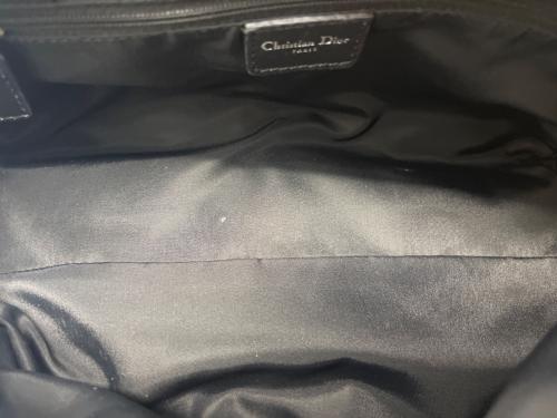 Christian Dior（クリスチャン ディオール）Christian Dior (クリスチャン ディオール) Christian Dior　トロッター　セミショルダーバッグ グレー×ブラックの古着・服飾アイテム