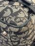 中古・古着 Christian Dior (クリスチャン ディオール) Christian Dior　トロッター　セミショルダーバッグ グレー×ブラック：150000円