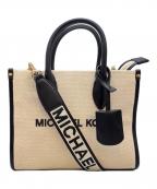 MICHAEL KORSマイケルコース）の古着「MICHAEL KORS 　2WAYショルダーバッグ」｜アイボリー×ブラック