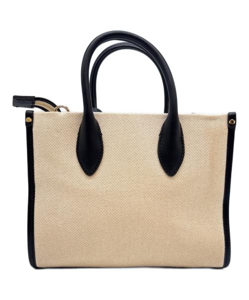MICHAEL KORS（マイケルコース）MICHAEL KORS (マイケルコース) MICHAEL KORS 　2WAYショルダーバッグ アイボリー×ブラックの古着・服飾アイテム