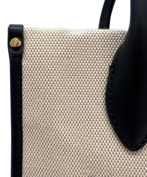 MICHAEL KORS（マイケルコース）MICHAEL KORS (マイケルコース) MICHAEL KORS 　2WAYショルダーバッグ アイボリー×ブラックの古着・服飾アイテム