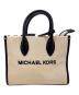 MICHAEL KORS (マイケルコース) MICHAEL KORS 　2WAYショルダーバッグ アイボリー×ブラック：8000円