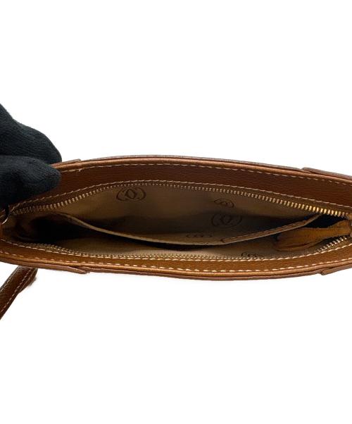 Cartier（カルティエ）Cartier (カルティエ) Cartier　マルチェロ　ハンドポーチ ブラウンの古着・服飾アイテム