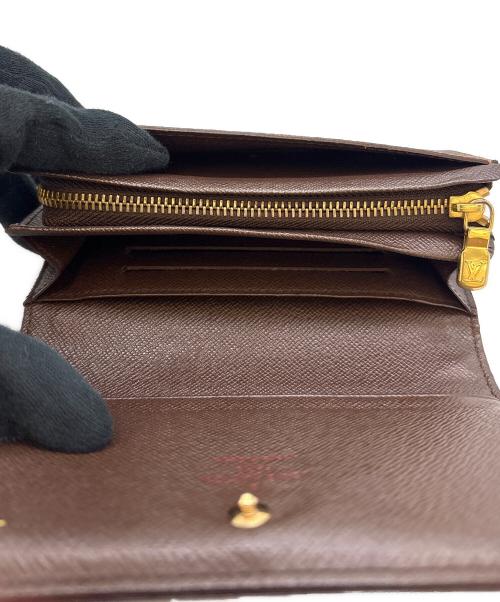 LOUIS VUITTON（ルイ ヴィトン）LOUIS VUITTON (ルイ ヴィトン) LOUIS VUITTON 　ダミエ　ポルトフォイユ・トレゾール　2つ折り財布 ブラウンの古着・服飾アイテム