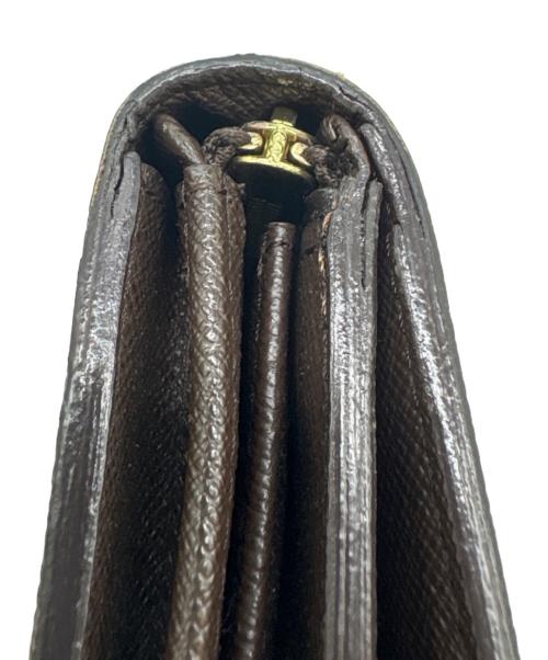 LOUIS VUITTON（ルイ ヴィトン）LOUIS VUITTON (ルイ ヴィトン) LOUIS VUITTON 　ダミエ　ポルトフォイユ・トレゾール　2つ折り財布 ブラウンの古着・服飾アイテム