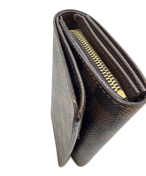 LOUIS VUITTON（ルイ ヴィトン）LOUIS VUITTON (ルイ ヴィトン) LOUIS VUITTON 　ダミエ　ポルトフォイユ・トレゾール　2つ折り財布 ブラウンの古着・服飾アイテム