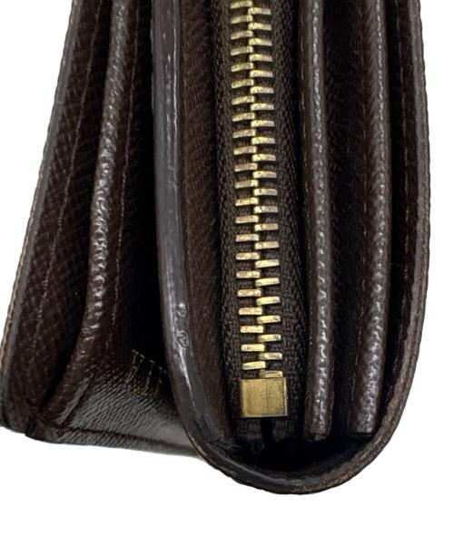 LOUIS VUITTON（ルイ ヴィトン）LOUIS VUITTON (ルイ ヴィトン) LOUIS VUITTON 　ダミエ　ポルトフォイユ・トレゾール　2つ折り財布 ブラウンの古着・服飾アイテム