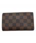 LOUIS VUITTON (ルイ ヴィトン) LOUIS VUITTON 　ダミエ　ポルトフォイユ・トレゾール　2つ折り財布 ブラウン：14000円