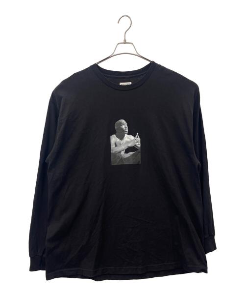 WACKO MARIA（ワコマリア）WACKO MARIA (ワコマリア) WACKO MARIA  2PAC / CREW NECK LONG SLEEVE T-SHIRT ブラック サイズ:XXLの古着・服飾アイテム